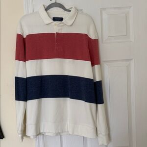 Vineyard Vines Red, White, and Blue Striped Sweater